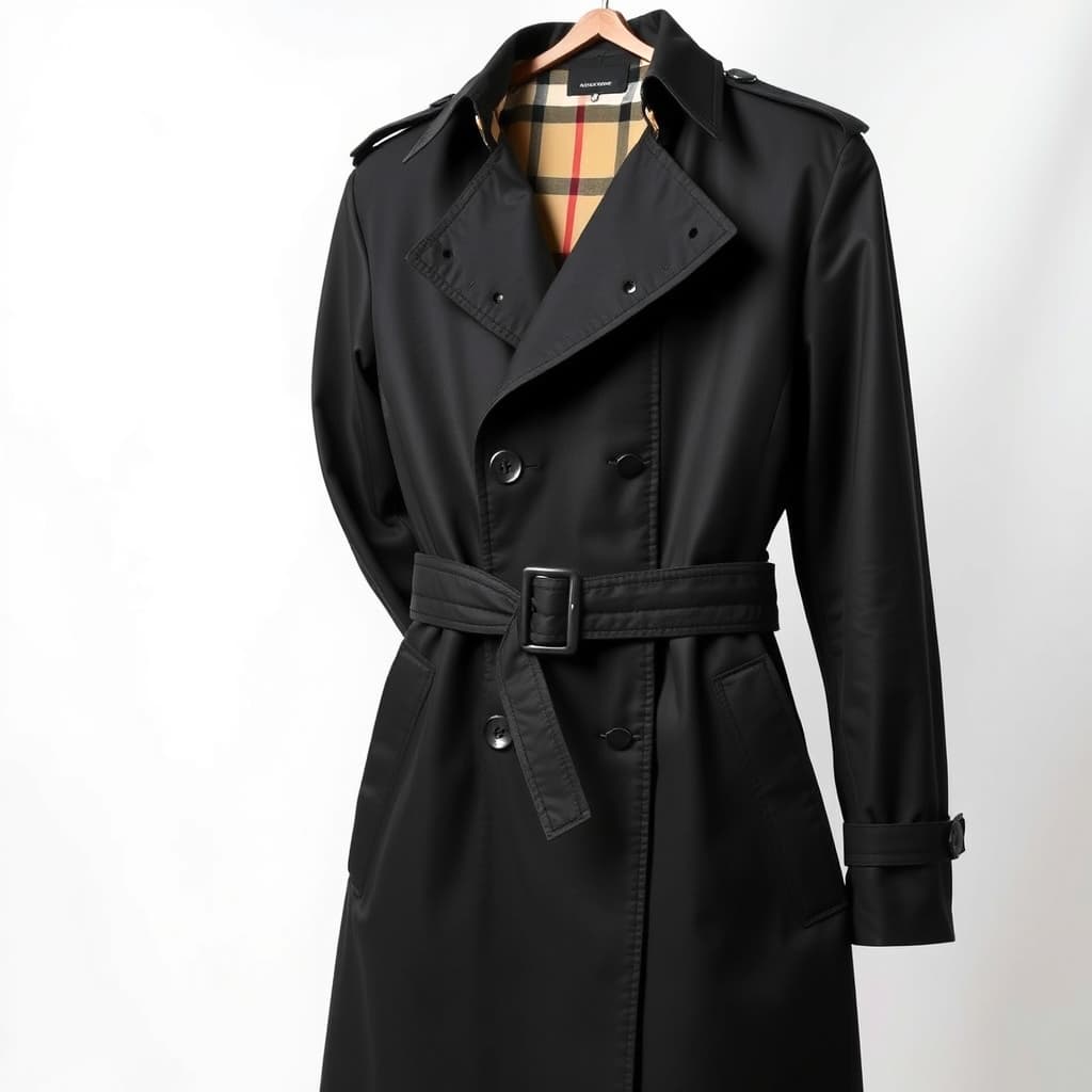 Heritage Trench Coat Black M
