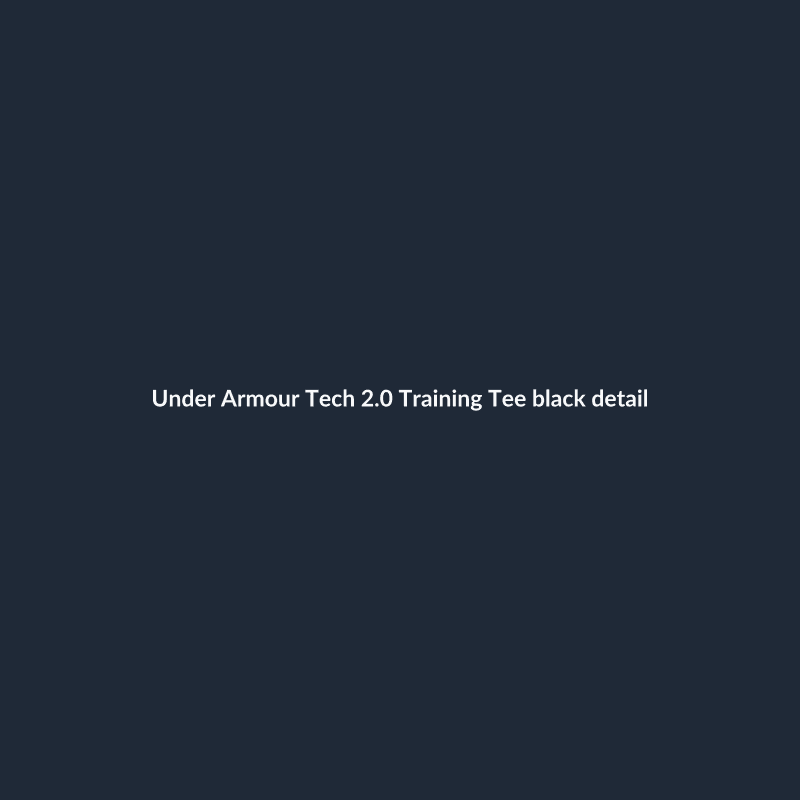 Tech 2.0 Training Tee Black M
