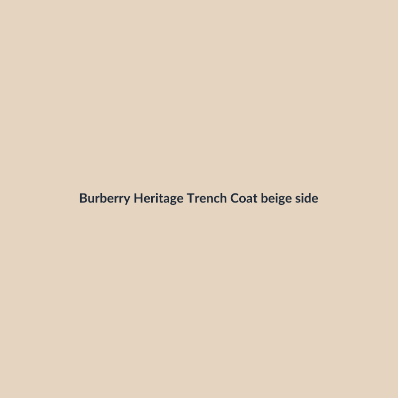 Heritage Trench Coat Beige S - 2