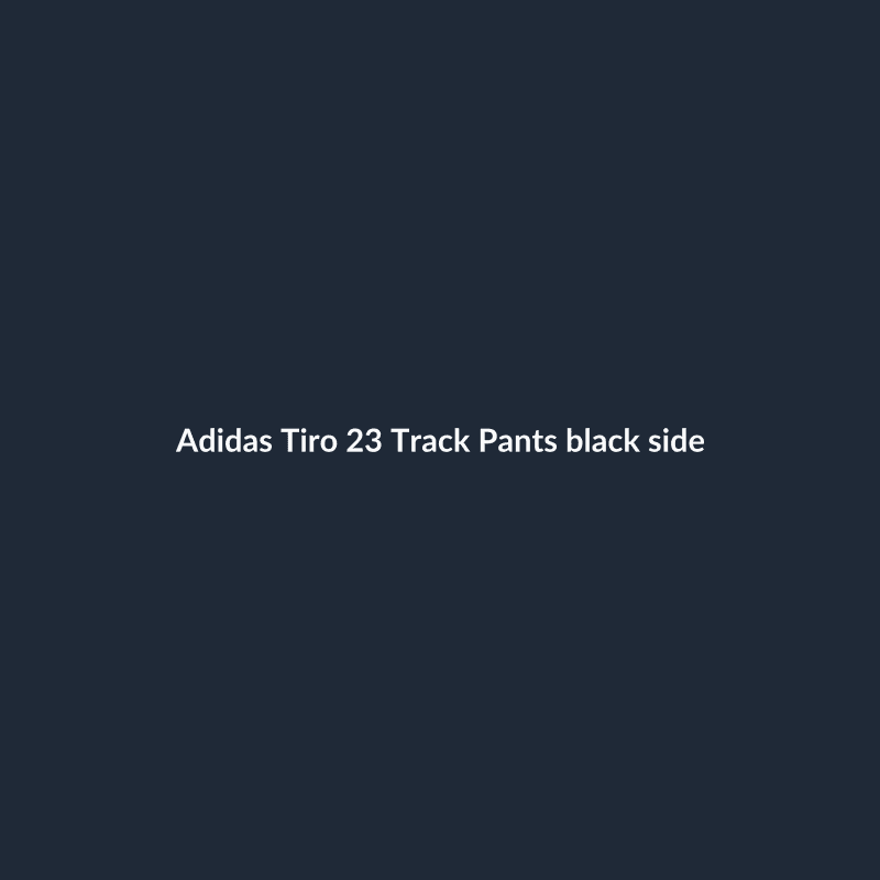 Tiro 23 Track Pants Black S - 2
