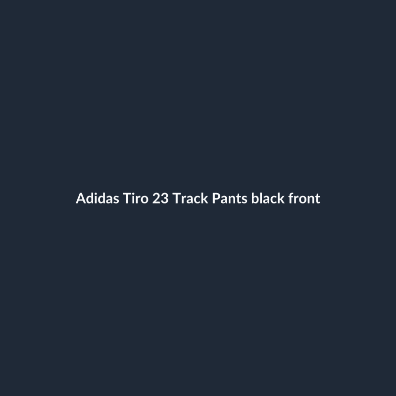Tiro 23 Track Pants Black S