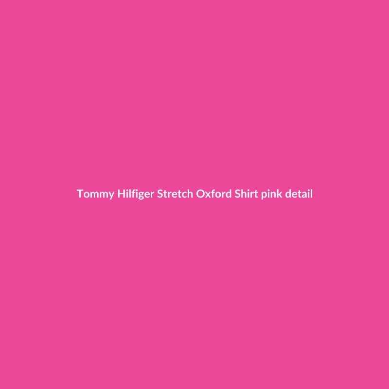 Stretch Oxford Shirt Pink S