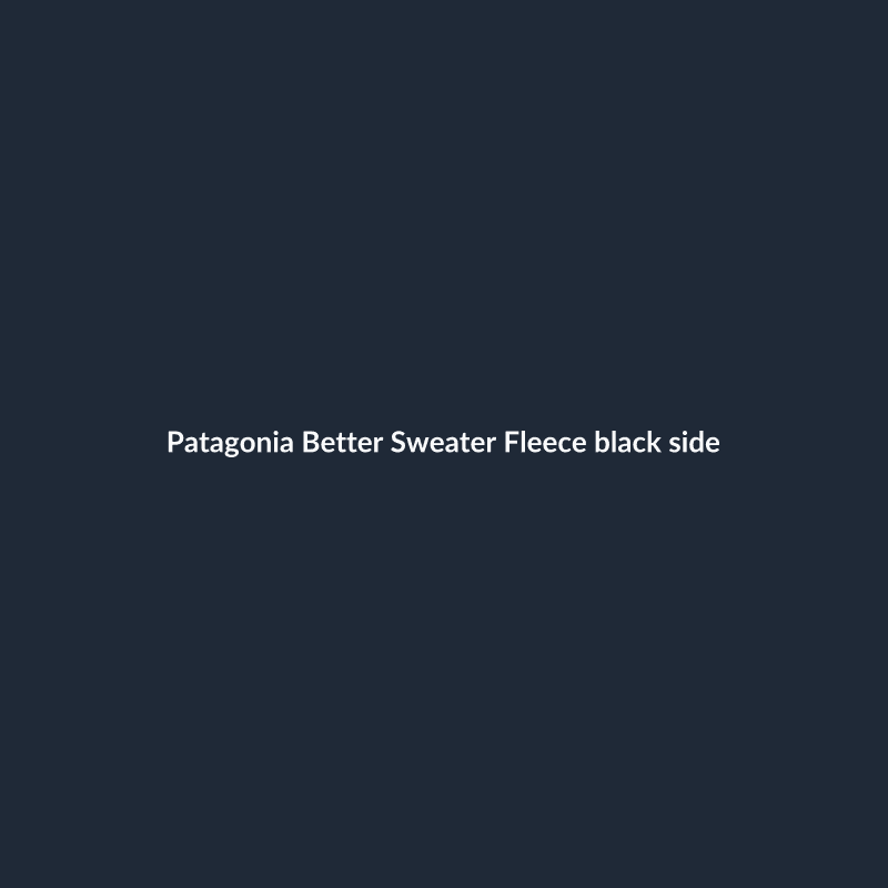 Better Sweater Fleece Black S - 2