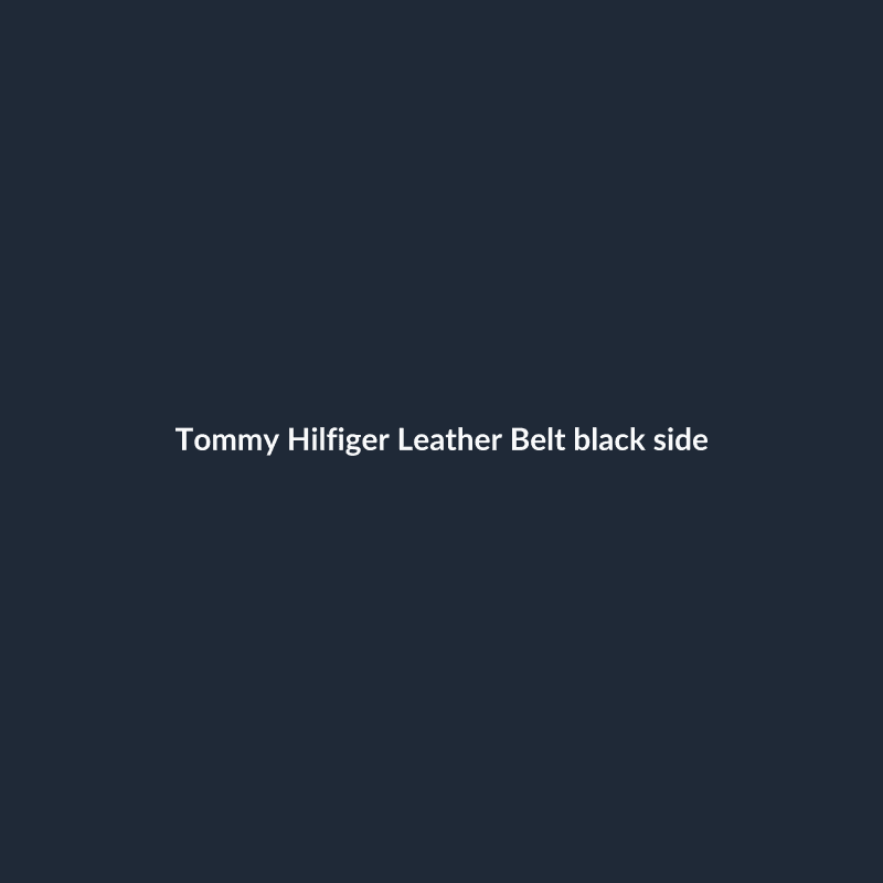 Leather Belt Black S - 2