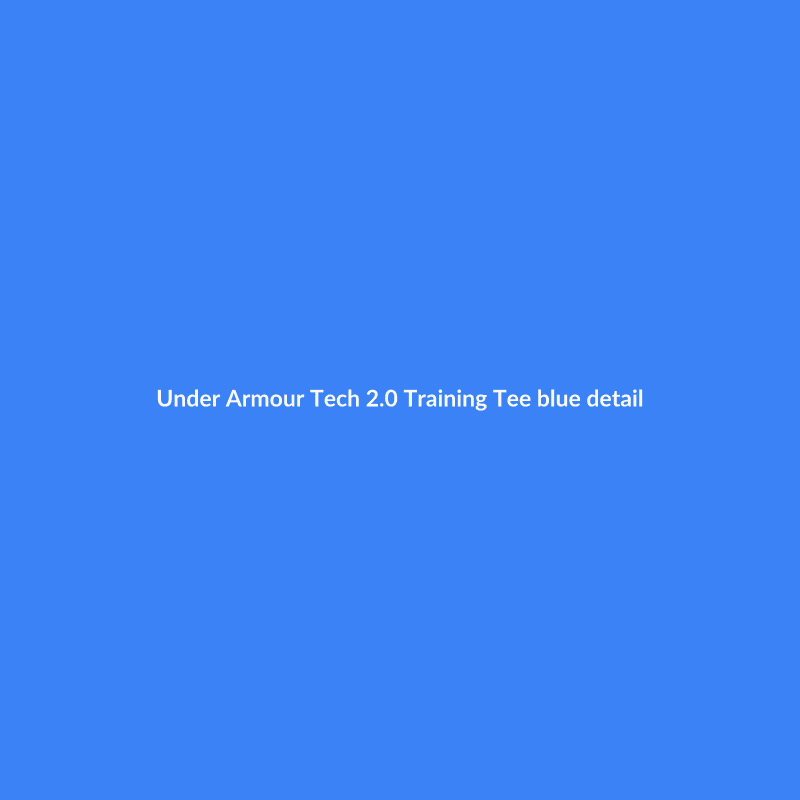 Tech 2.0 Training Tee Blue S