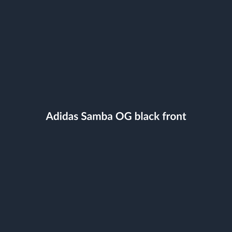 Samba OG Black 40