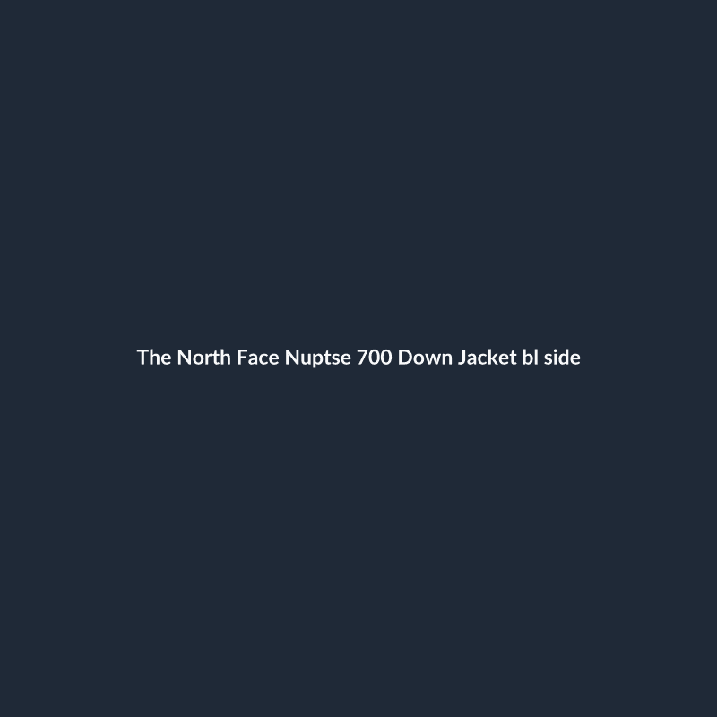Nuptse 700 Down Jacket Black S - 2