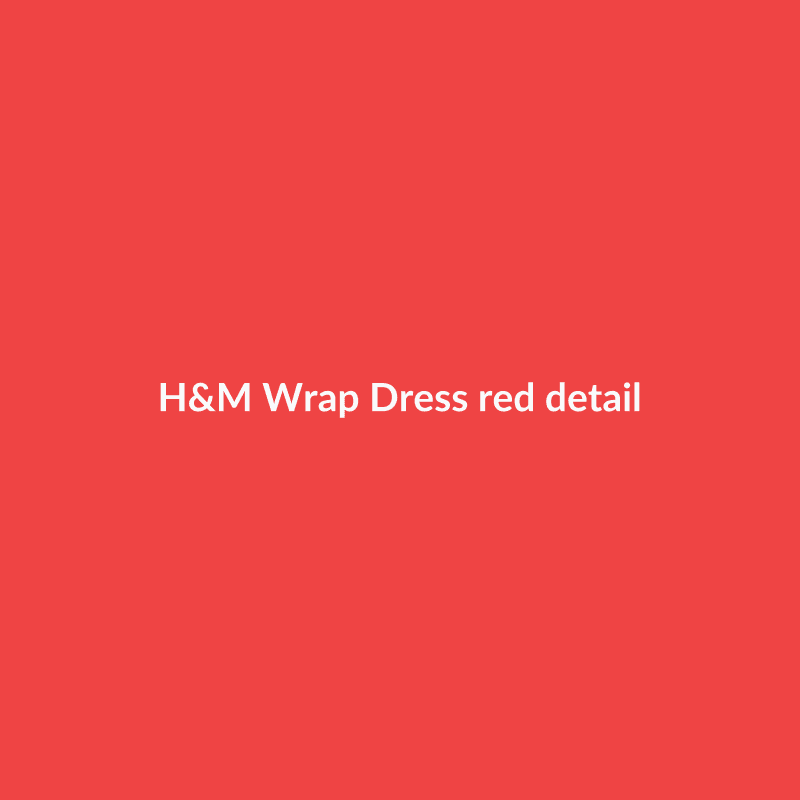 Wrap Dress Red S