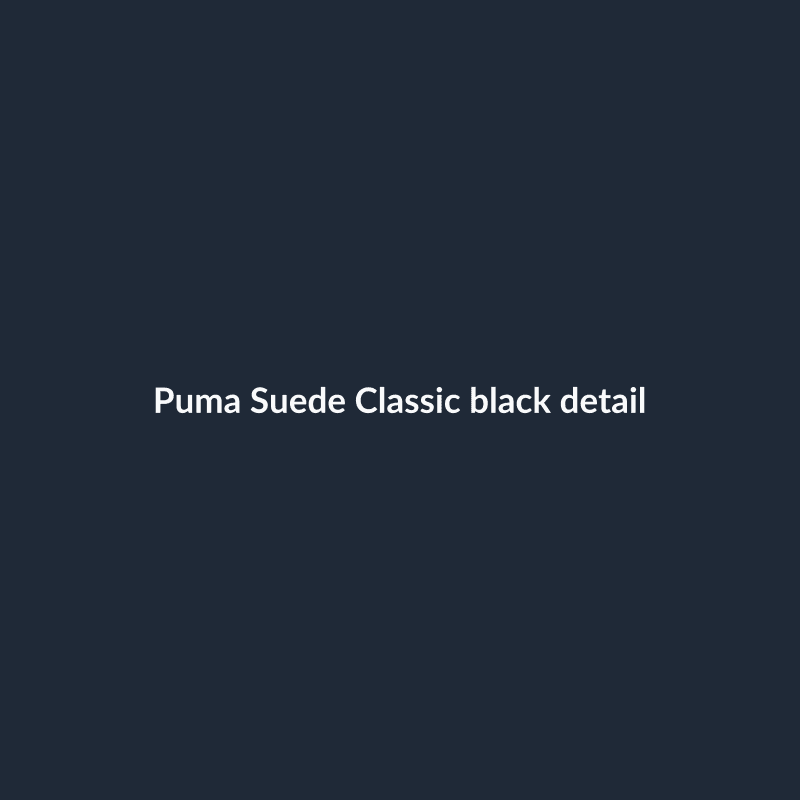 Suede Classic Black 40