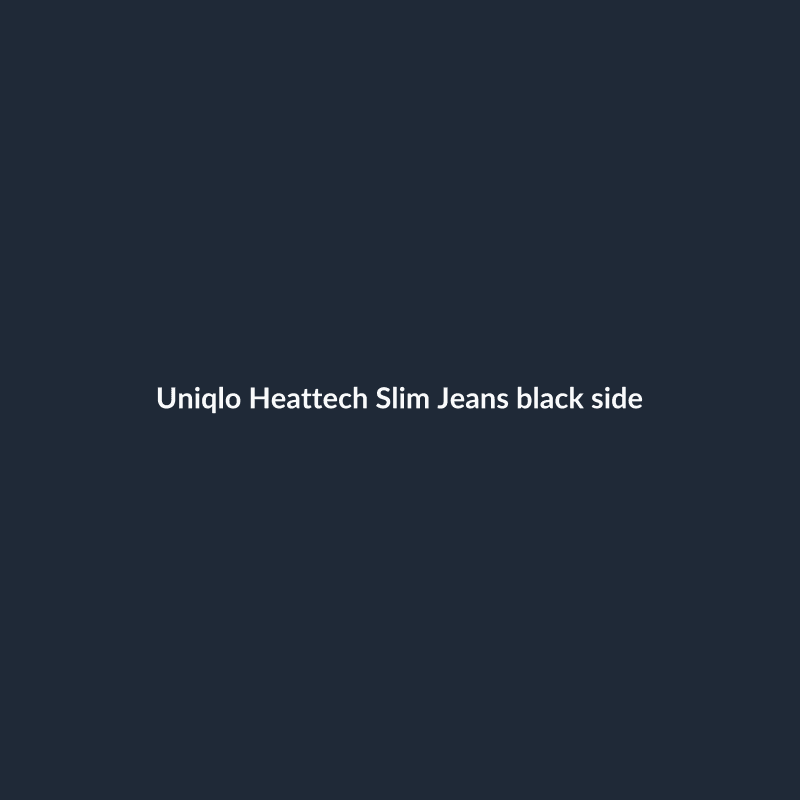 Heattech Slim Jeans Black 30 - 2