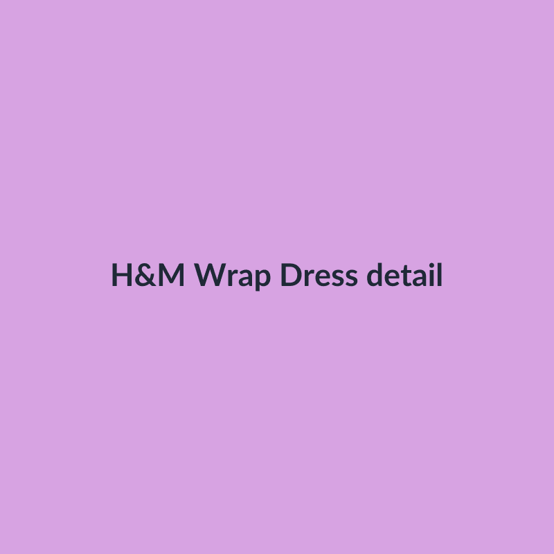Wrap Dress Navy M