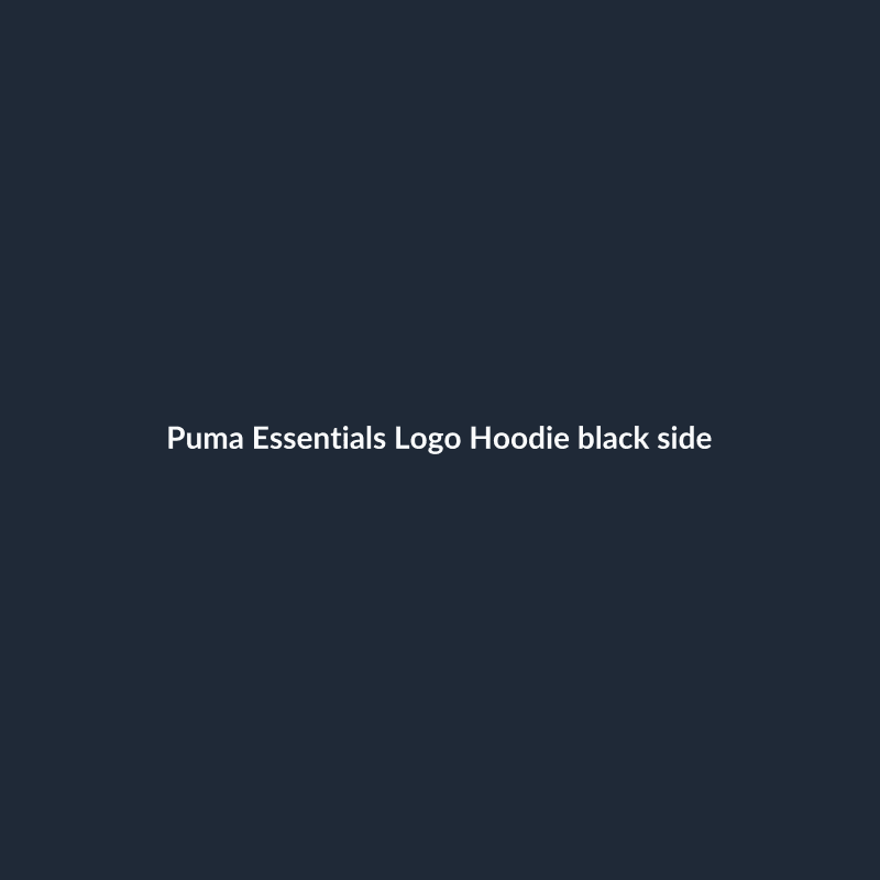 Essentials Logo Hoodie Black S - 2