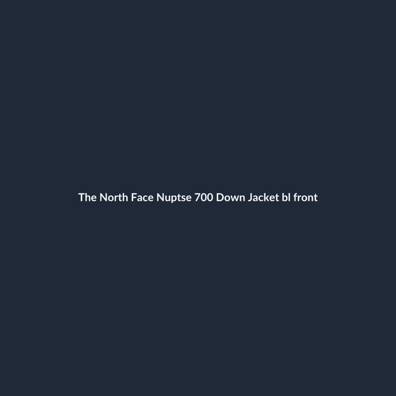 Nuptse 700 Down Jacket Black S