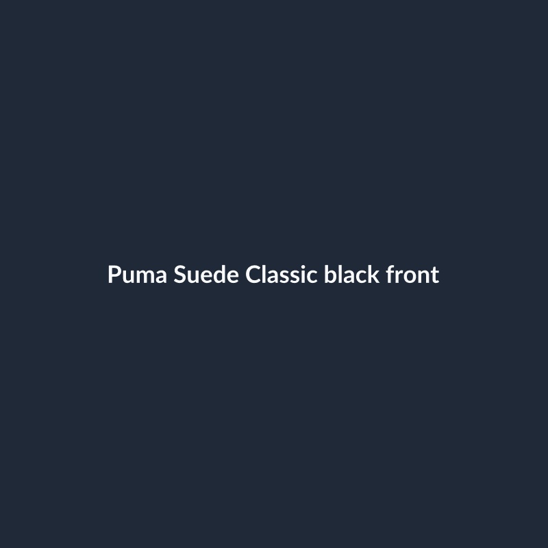 Suede Classic Black 40