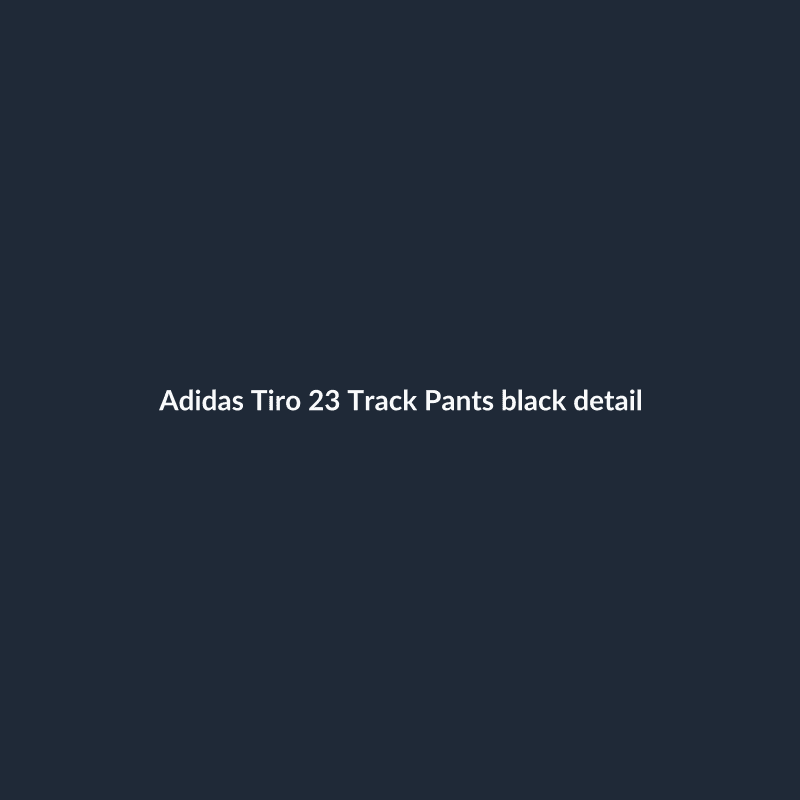 Tiro 23 Track Pants Black S