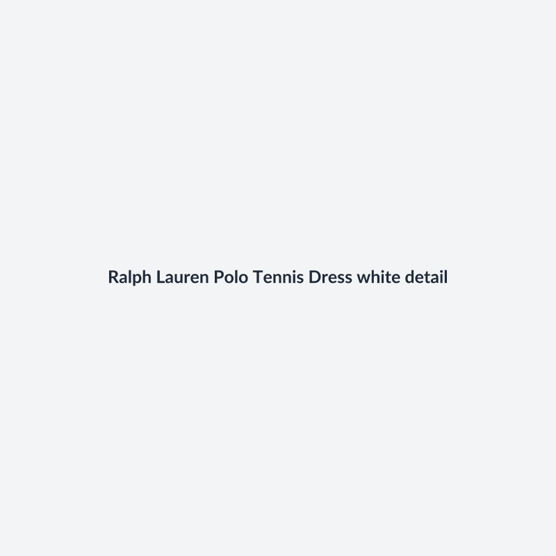 Polo Tennis Dress White S